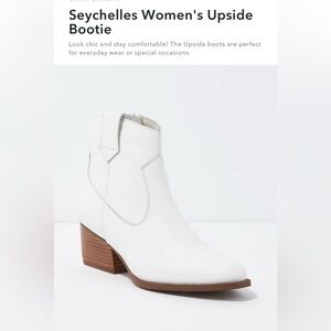 Seychelles Upside White Bootie 7